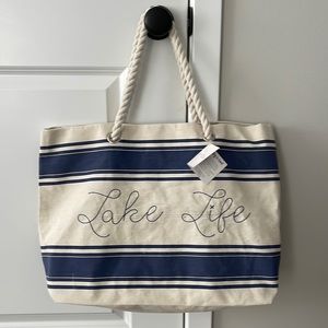 🆕 NWT Ever Ellis ‘Lake Life’ Large Tote